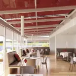 Außen-Rollos im Restaurant