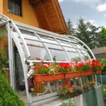 Wintergarten-Fenstermarkise